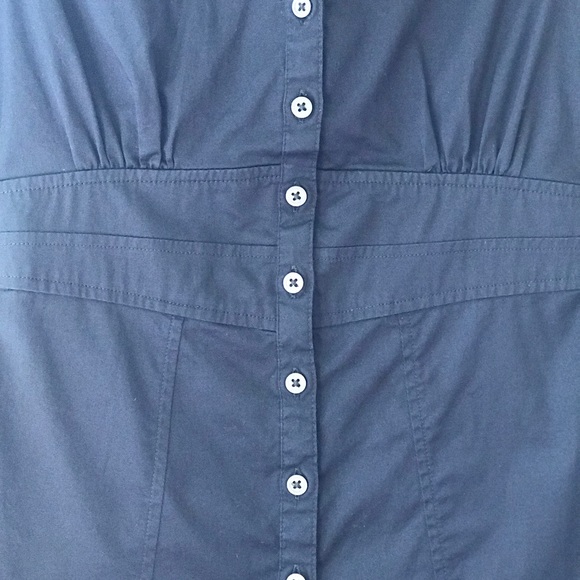 Banana Republic Cap Sleeve Button Up - Picture 5 of 6